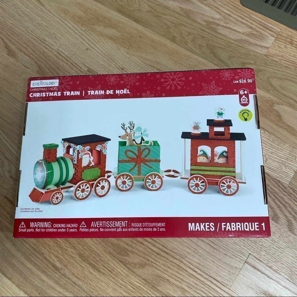Creatology Christmas Train Craft Kids Holiday Fun NEW